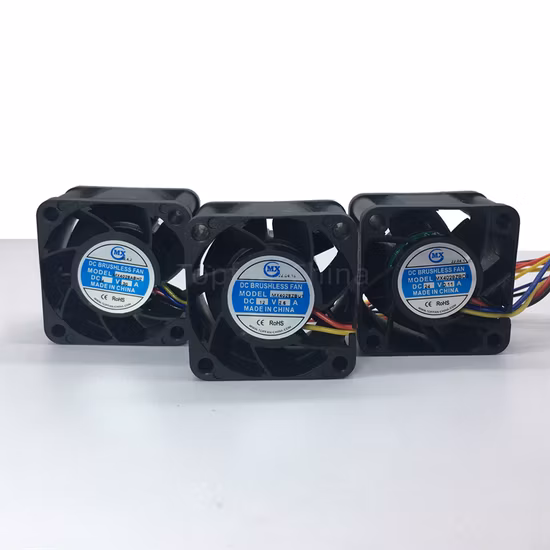 Ventilateur étanche IP68 Grade 40X40X28mm 4028 Mini ordinateur industriel CPU refroidissement haute vitesse sans brosse DC 12V 24V 48V roulement à billes extracteur de flux axial ventilateurs BLDC